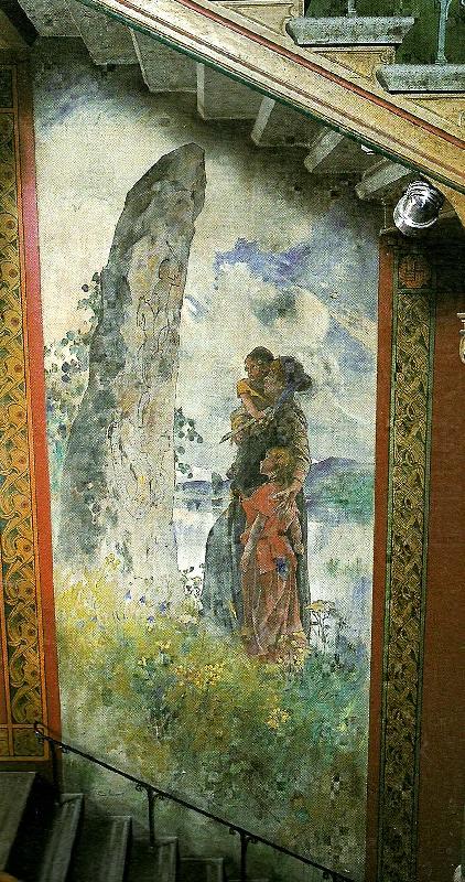 Carl Larsson vikningatidens kvinna china oil painting image